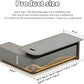 Executive Desk - l Shaped Desk with Light Strip, Solid Wood l Shaped Executive Desk, Home Office Desks with Multifunctional Cable Box, No Installation Required, Suitable for Office (126.0")